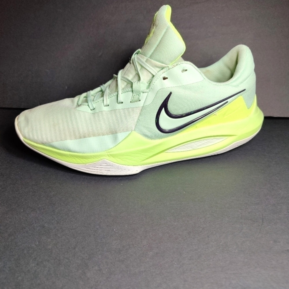 Nike Precision 6 Mint Foam Green Sneaker Basketball Sneakers Men's Shoes Size 15
